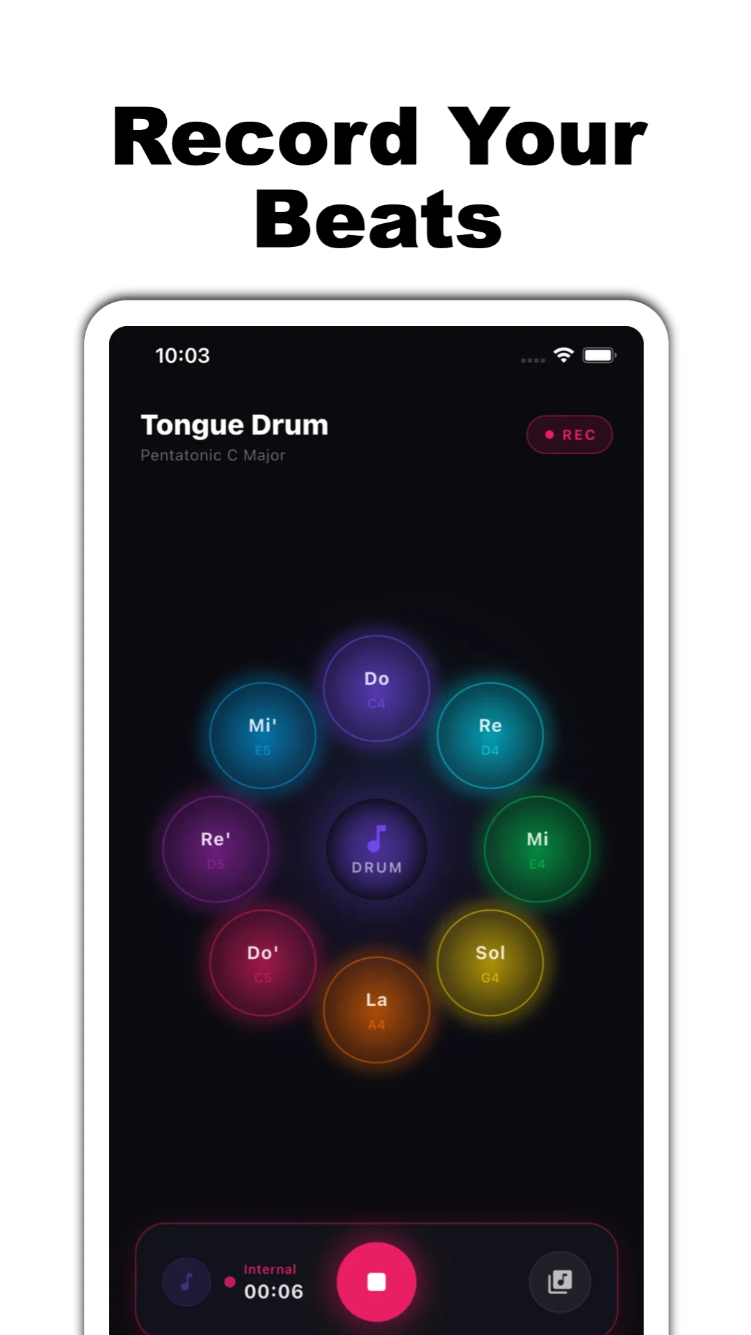 Tongue Drum screenshot