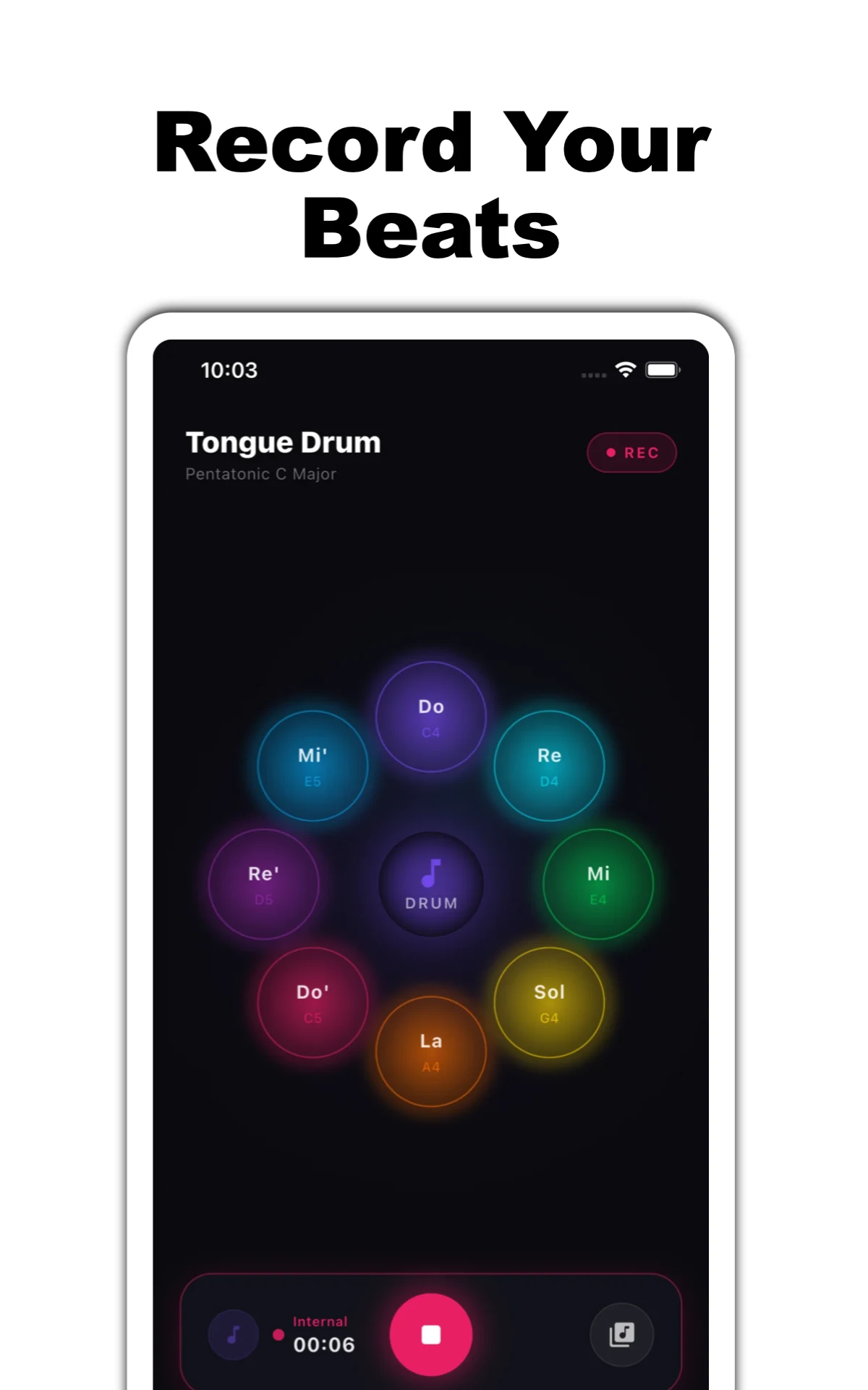 Tongue Drum screenshot